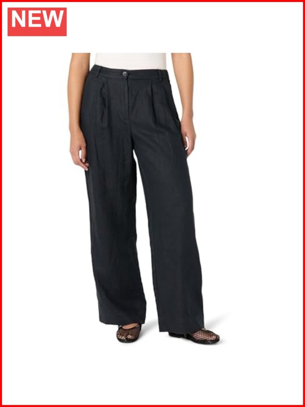 Amalia Relaxed Pleated Trousers